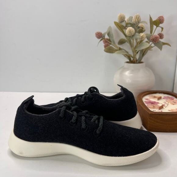 Allbirds Wool Runner Sneakers Gray/White Athletic Low Top Men 8 main image 6